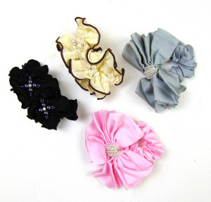 Резинка для волос с бисером 1 шт.12 см.