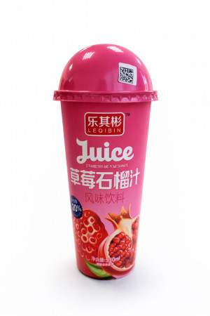 Напиток ягодный со вкусом клубники и граната 530 мл.