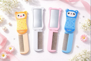 Зеркало+ расческа раскладная детская 18 см.1 шт.