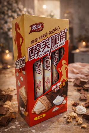 Вафельная палочка Молоко 22 гр.1 шт./20 шт.в коробке/