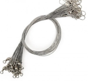 Набор поводок рыболовных 20 шт.15 см.