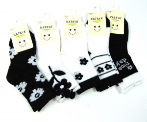 Носки детские термо 62%хлопок 20%перо пряжи 1-4 года /10 пар в упаковке/1 пара