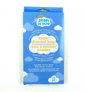 Пакеты для утилизации подгузников с ручками 75 шт.