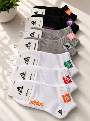 Носки женские Adidas 80 % хлопок р.36-41 / 10 пар в упаковке/ 1 пара