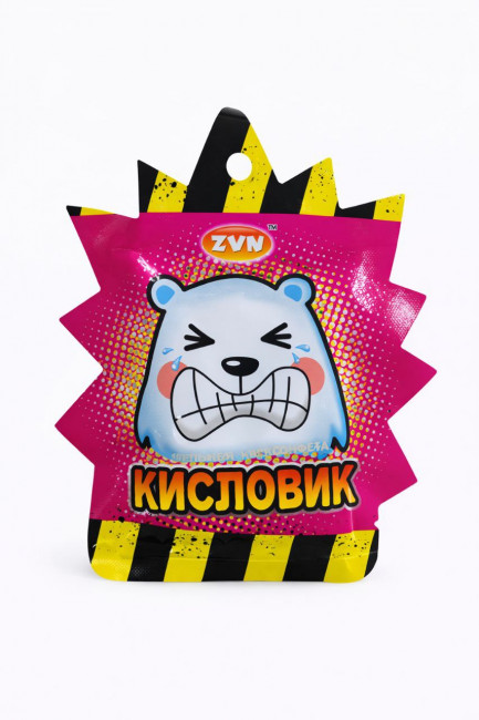 Жевательная кислая конфета Кисловик ZVN TM (ЗВН) 10г*30шт*24бл