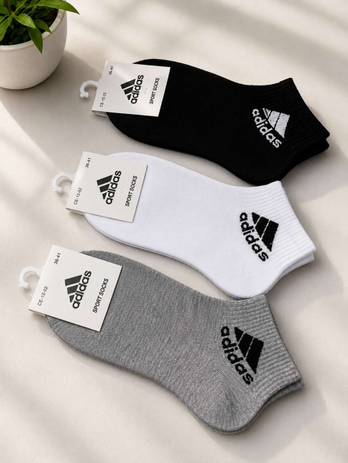 Носки женские Adidas 80 % хлопок р.36-40 / 10 пар в упаковке/ 1 пара