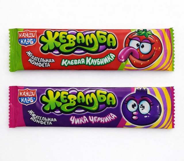 Жевательная конфета «Жевамба» ассорти 10г*50шт