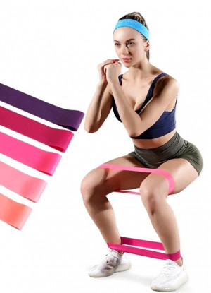 Резинка для фитнеса INSONDER нагрузка 6-8  кг.1 шт.