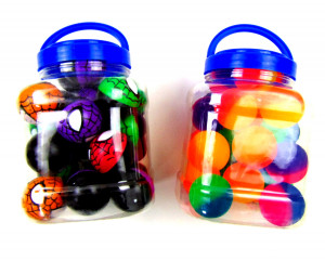 Мячик резиновый 2 сорт 5 см./24 шт.в банке/ 1 шт.