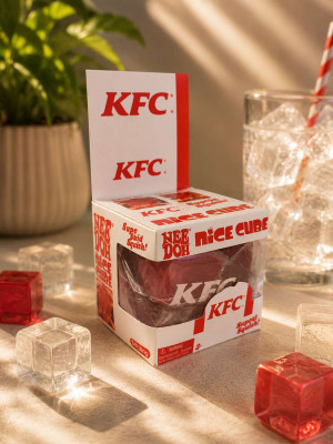Игрушка антистресс кубик KFC  NeeDoh 6 см.1 шт./12 шт.упаковка/