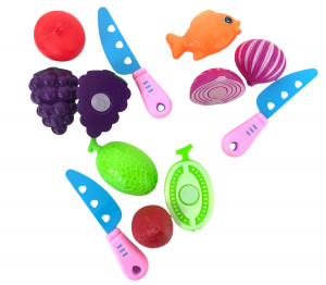 Набор фрукт и овощ на липучке 4 предмета /480 шт.коробка/