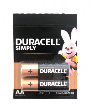 Батарейки Duracell  АА пальчиковые 2  шт,