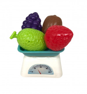 Набор фрукты с весами 5 предметов /528 шт.коробка/