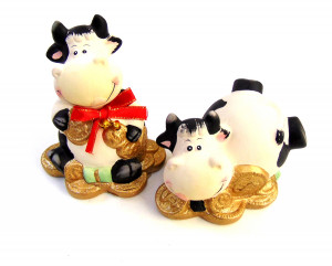 Символ 2021 года керамика 12,5 см.1 шт.