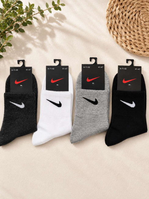Носки мужские NIKE 95 % хлопок р.41-47 / 10 пар в упаковке/ 1 пара