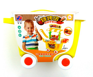 Набор Барбекю в тележке на колесах 19*29 см.