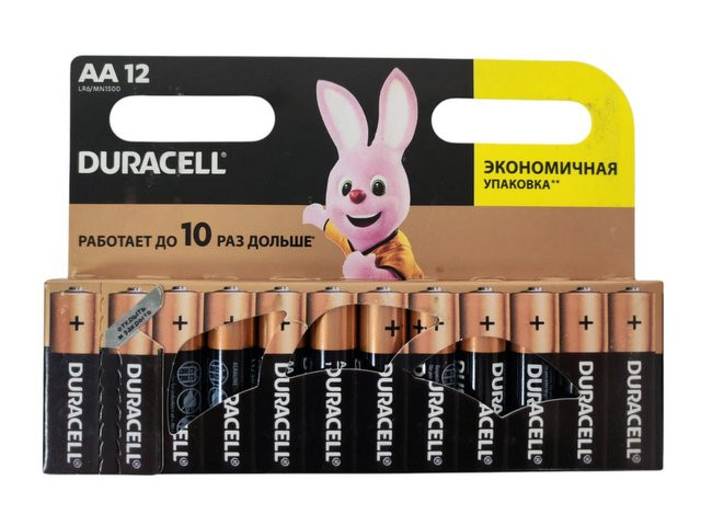 Батарейки Duracell  ААА мизинчиковые 2  шт,