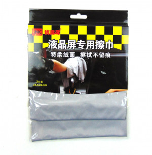 Салфетка для приборов автомобиля,стекол и зеркал  35*35 см./120 шт.коробка/1 шт.