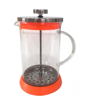 Чайник заварочный стекло френч- пресс на силиконовой ножке 1000 мл.1 шт./ 12 шт.коробка/