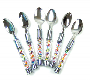 Набор чайных ложек Радуга 6 шт.16 см.