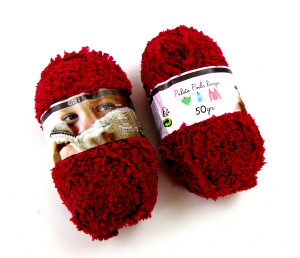 Пряжа махровая Малиновая 50 гр.