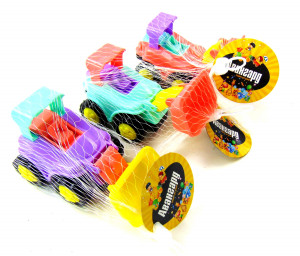 Трактор с большим ковшом спецтехника 6*7*14 см./ Сделано в России/ 1 шт.