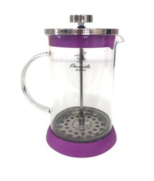 Чайник заварочный стекло френч- пресс на силиконовой ножке 800 мл.1 шт./ 18 шт.коробка/