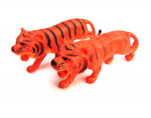 Символ 2022 года игрушка резиновая Тигр 14 см.1 шт.