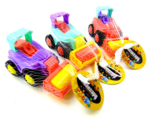 Трактор с катком спецтехника 6*7*14 см./ Сделано в России/ 1 шт.