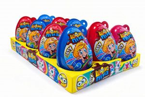 Печенье с шоколадной пастой и игрушкой ШОКОПРИЗ XXL для мальчиков 30гр,1 шт./8шт в коробке/