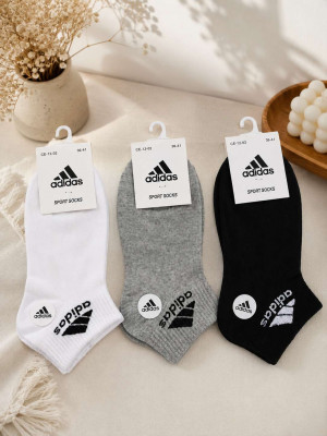 Носки подростковые Adidas 80 % хлопок р.36-41 1 пара  / 10 пар в упаковке/