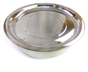 Таз металлический с крышкой 11*34 см.1 шт.