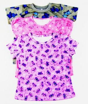 Футболка детская в ассортименте/х/б/