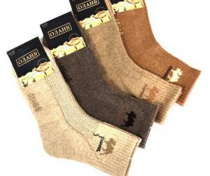 Носки мужские термо 80% шерсть верблюжья р.41-47 / 10  пар в упаковке/ 1 пара