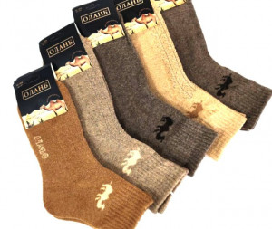 Носки мужские термо 80% шерсть верблюжья р.41-47 / 10  пар в упаковке/ 1 пара