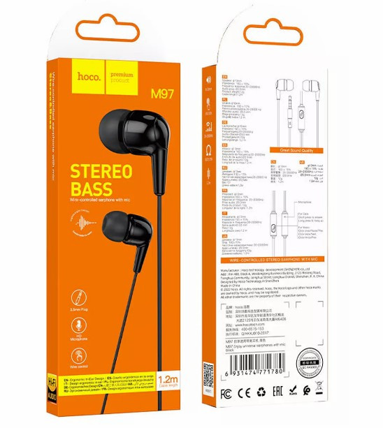 Наушники с микрофоном Hoco M97