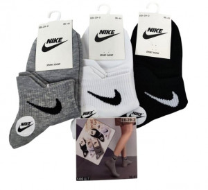 Носки женские NIKE 80 % хлопок р.36-41 / 10 пар в упаковке/ 1 пара