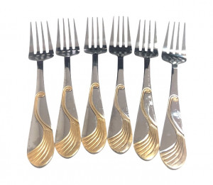 Набор вилок нержавеющая сталь 6 шт.19,5 см.