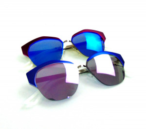 Очки солнцезащитные с металлическими дужками 1 шт.