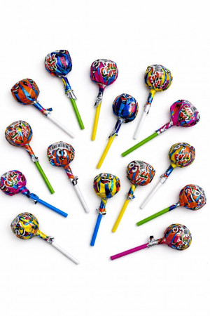 Карамель леденцовая на палочке Чиллаут Сливочное ассорти 10 г 1 шт./100 шт.коробка/