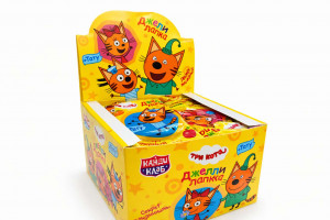 Десерт желейный лапка с татуировкой 