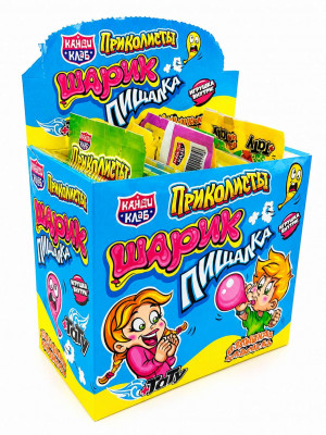 Взрывная карамель с игрушкой и татуировкой 
