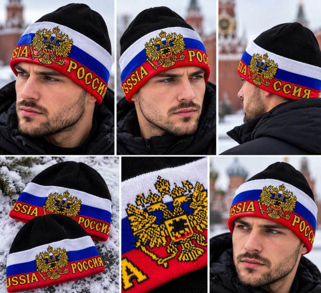 Шапка мужская осенняя 1 шт.