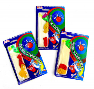 Набор воздушных шариков,вертолеты   12*19 см.