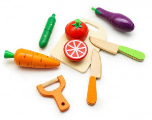 Овощи деревянные на липучке