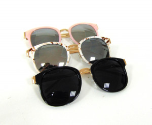 Очки солнцезащитные с металлическими дужками 1 шт.