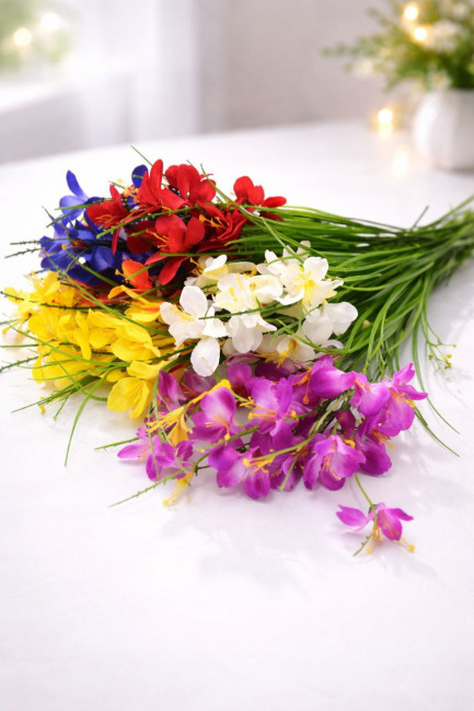 Букет цветов 5 бутонов 52 см.