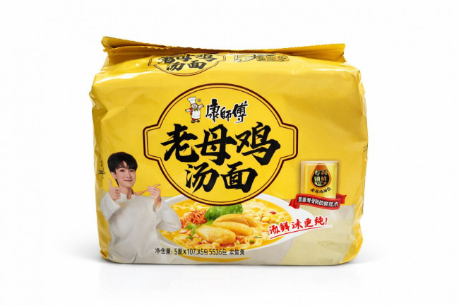 Лапша быстрого приготовления «Старый куриный суп» KangShiFu 117г.