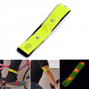 Лента отражающая с светодиодным освещением 40 см.с удлинением до 54 см.