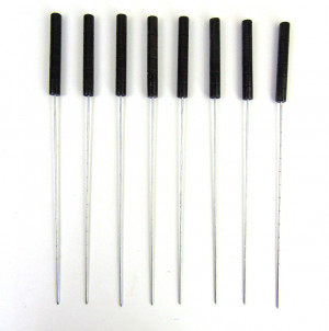 Шампур металлический с деревянной ручкой 39 см.1 шт.